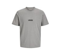 JACK & JONES Men's Jcosago Logo Slub Tee SS Crew Neck
