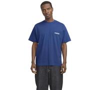 JACK & JONES Men's Jcounion Back Print Tee Ss Crew Noos, Beaucoup Blue, M