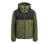 JACK & JONES Men's Jcounion Light Padded Blocking Jacket, Grape Leaf, L, Grape Leaf, L