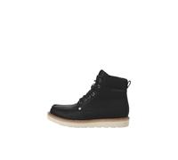 JACK & JONES Men's Jfwarchway Pu Moc Boot Lace-up Ankle, Charcoal, 10 UK