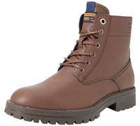 JACK & JONES Men's Jfwbernie PU lace-up Ankle Boots, Java, 11 UK