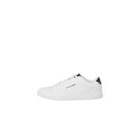 JACK & JONES Men's Jfwboss Pu Sneaker Noos, White Detail Navy Blazer, 12 UK