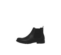 JACK & JONES Men's Jfwfenchurch PU Chelsea Boot, Charcoal, 12 UK