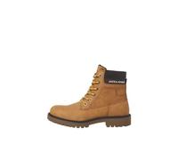 JACK & JONES Men's Jfwfinius PU Nubuck Boot, Honey Detail Logo, 8 UK