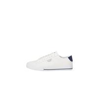 JACK & JONES Men's Jfwryder Canvas Trainers Ln, Bright White, 7 UK