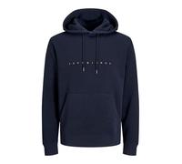JACK & JONES Mens JJ Sweat Hoodie Dark Navy L