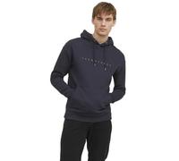 JACK & JONES Mens JJ Sweat Hoodie Dark Navy XL