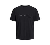 JACK & JONES Mens JJ T-Shirt Short Sleeve Black XL