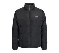 JACK & JONES Men's Jjben Square Quilted Jacket, black, S