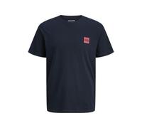 JACK & JONES Men's Jjbrandy Tee Ss Crew Neck Pls, Sky Captain, 4XL