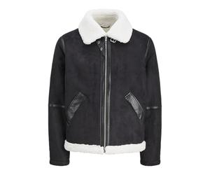 JACK & JONES Men's Jjcole Aviator Jacket, Black, M, Black, M