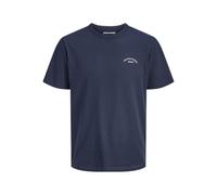 JACK & JONES Men's Jjcollege Logo Tee Ss Crew Neck