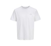 JACK & JONES Men's Jjcollege Logo Tee Ss Crew Neck