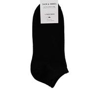 JACK & JONES Men's Jjdongo Short Sock Ankle Socks, Black (Black), One Size Plus