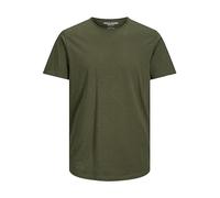 Jack & Jones Men's JJEBASHER TEE O-Neck SS NOOS T-Shirt, Forest Night, L