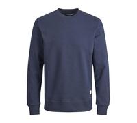 Jack & Jones Men's Jjebasic Crew Neck Noos Ps Sweatshirt, Navy, 1L UK