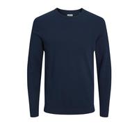 Jack & Jones Men's Jjebasic Knit Crew Neck Noos Jumper, Blue (Navy Blazer), XS UK