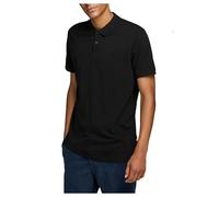 Jack & Jones Men's Jjebasic Noos Polo shirt, Black (Black Detail: Slim Fit), S UK