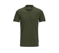Jack & Jones Men's Jjebasic Noos Polo Shirt, Green (Olive Night Detail: Slim Fit), XS UK