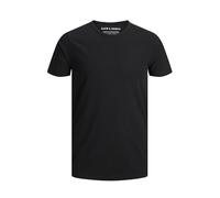 JACK & JONES Men's Jjebasic O-Neck Tee S/S Noos T-Shirt, Black, XS