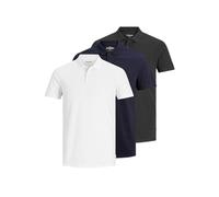 JACK & JONES Jjebasic Polo SS 3Pk Mp Noos, Blazer Navy, XL