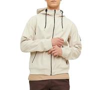 JACK & JONES Mens Jjebasic Softshell Hood Noos, Moonbeam, L UK
