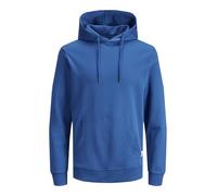 JACK & JONES Men's JJEBASIC Sweat Hood NOOS Sweatshirt, Classic Blue/fit: reg, L