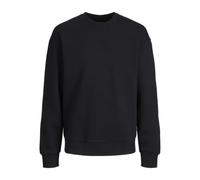 JACK & JONES Mens Jjebradley Crew Noos Pls Sweatshirt, Black, 6XL Plus UK