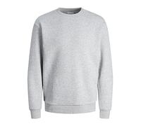 JACK & JONES Mens Jjebradley Crew Noos Sweater, Light Grey, XL UK