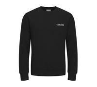 JACK & JONES Men's Jjebradley Graphic Sweat Crew Noos Sweatshirt, Black, L