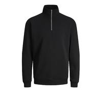 Jack & Jones Bradley Half Zip Sweater Black XL Men