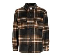 JACK & JONES Mens Jjebradley Ollie Overshirt Ls Noos, Brown, XXL UK