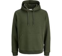 JACK & JONES Men's Jjebradley Sweat Hood Noos Pls Hoodie, XXL to 8XL (UK, Alpha, 5XL, Regular, Regular, Green (Duffel Bag))