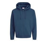 JACK & JONES Men's JJEBRADLEY Sweat Zip Hood Jacket, Insignia Blue, XL