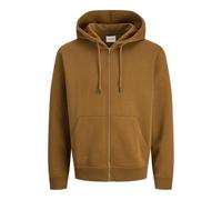 JACK & JONES Men's Jjebradley Sweat Zip Hood Noos Sweatshirt Jacket, Monks Robe, XXL