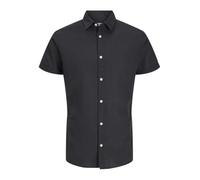 JACK & JONES Men's Jjebreeze Shirt Ss Sn Short-Sleeved, Black, XS