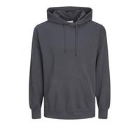 JACK & JONES Men's Jjecharge Sweat Hood Noos Sweatshirt, Iron Gate, M