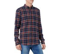 JACK&JONES Men's JJECLASSIC Check Shirt L/S AU22 SN, Hawaiian Sunset/Fit:Slim FIT, XL