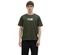 JACK & JONES Men's Jjecorp Graphic Tee Ss O-Neck Noos, Green (Duffel Bag), M