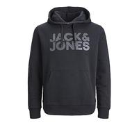 Jack & Jones Corp Logo Hoodie Black XL Men