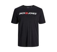 Jack & Jones Mens Jjecorp Logo Tee Crew Neck Noos Pls T-Shirt, Black, 8XL UK