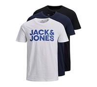 Jack & Jones Corp Logo 3 Pack Short Sleeve T-shirt
