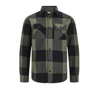JACK & JONES Men's Jjedarren Buffalo Overshirt Ls Noos Fabric Trousers, Dusty Olive, S