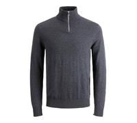 Semi-zipped sweater Jack & Jones Emil Gris M