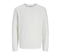 JACK & JONES Men's Jjegeorge Knit Crew Neck Noos Sweater, Cloud Dancer, XL