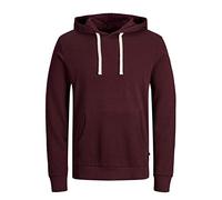 JACK & JONES Men's Jjeholmen Sweat Hood Noos Hoodie, Red (Port Royale Fit:Reg Fit), XX-Large