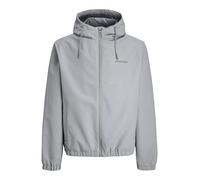 JACK&JONES Men's JJELEGACY Light Jacket Hood Noos Short Jacket, Ultimate Grey/Detail: Solid, XL, Ultimate Grey/Detail:Solid, XL