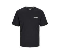 JACK & JONES Men's Jjelegacy Tee Ss O-Neck Noos T-Shirt, Black, XS