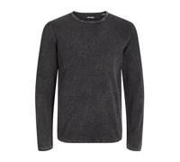 Jack & Jones Men's Jjeleo Knit Crew Neck Noos Sweater, Caviar, XL