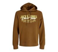 JACK & JONES Mens Jjelogo Sweat Hood 2 Col 25/26 Noos, Monks Robe, XL UK